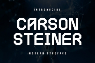 Carson Steiner Modern Typeface Font Download