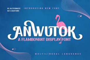 ANWUTOK | Display Font Font Download