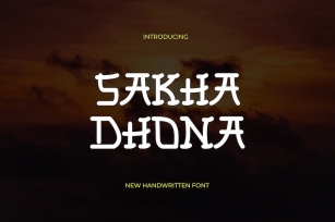 SakhaDhona - Handwritten Font Font Download