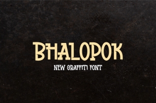Bhalopok - Graffiti Font Font Download