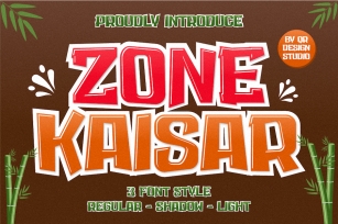 Zone Kaisar - Graffiti Font Font Download