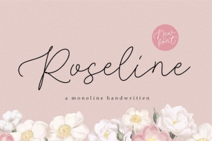 Roseline Script Font Font Download