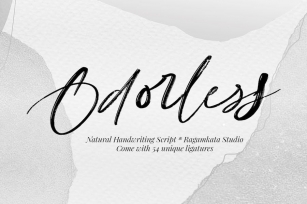 Odorless - Natural Handwriting Font Font Download