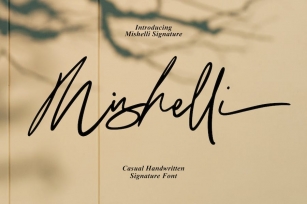 Mishelli Signature Font Download