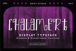 Chalamert - Halloween Display Font Font Download
