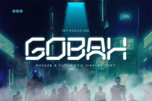 GOBAH – Futuristic Font Font Download