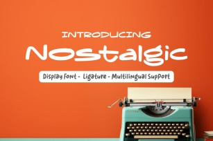 Nostalgic - Display Font Download