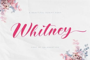 Whitney - Calligraphy Font Font Download