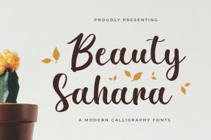 Beauty Sahara - Calligraphy Font Font Download