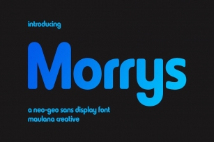Morrys Sans Display Font Font Download