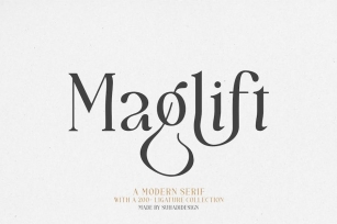 Maglift Serif 200+ Ligature Collections Font Download