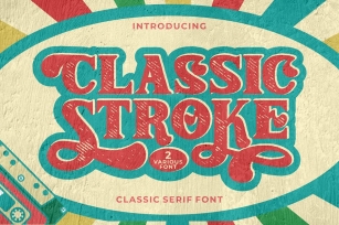 Classic Stroke - Classic Serif Font Font Download