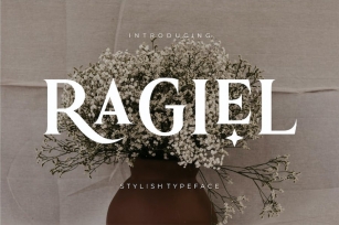 Ragiel ligature serif font Font Download