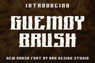 GUEMOY BRUSH Font Download