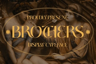 Brothers | Display Font Font Download
