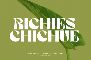 Richieschichue - Decorative Font Font Download