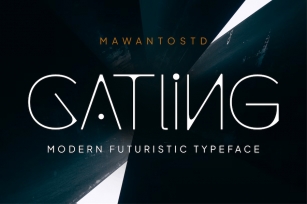 Gatling - Modern Futuristic Font Download