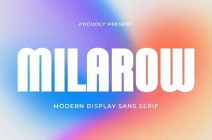 Milarow - Modern Display Sans Serif Font Download