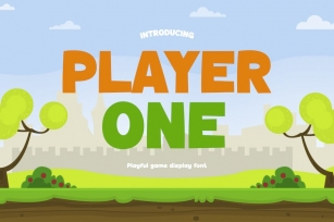 Player One - Gaming Fun Font Font Download