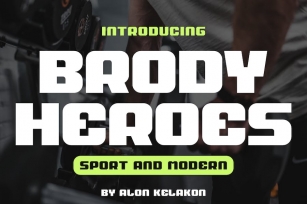 Brody Heroes Font Download