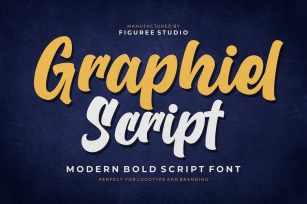Graphiel - Modern Bold Script Font Font Download