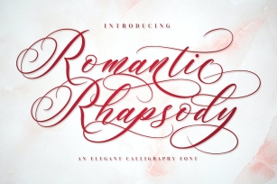 Romantic Rhapsody | Modern Calligraphy Font Download
