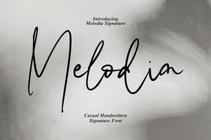 Melodia Signature Font Download