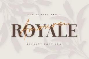 Royale Amoure Font Duo Font Download