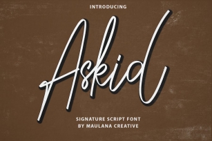 Askid Signature Script Font Font Download