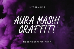 Aura Masih Graffiti - Modern Graffiti Font Font Download
