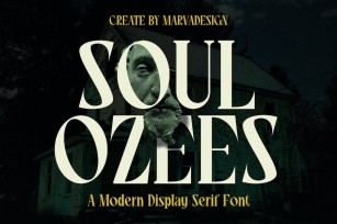 Soul Ozees - A Modern Serif Font Font Download