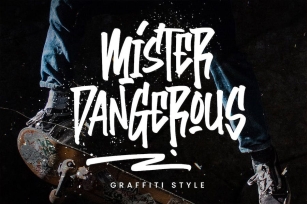 Mister Dangerous – Graffiti Style Font Download