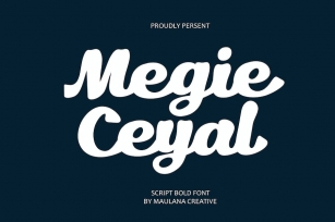 Megie Ceyal Script Bold Font Font Download