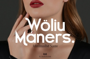 Woliu Maners - Modern Sans Font Download