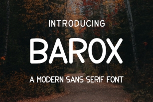 Barox - Sans Serif Font Font Download