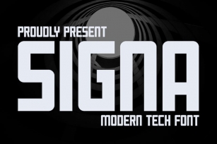 SIGNA - Modern Tech Font Font Download