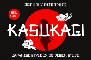 Kasukagi - Japanese Font Font Download