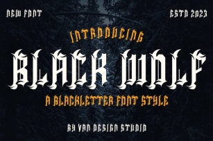 BLACK WOLF Font Download
