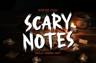 Scary Notes Font Download
