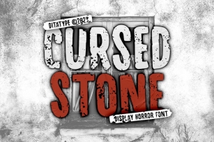 Cursed Stone Font Download