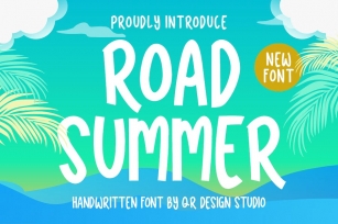 Road Summer Font Font Download