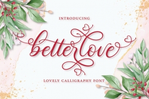 Betterlove Calligraphy Font Download