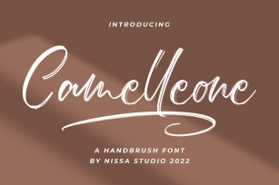 Camelleone - Handbrush Font Font Download