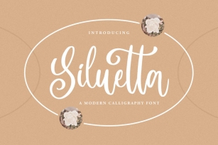 Siluetta - Modern Script Font Font Download