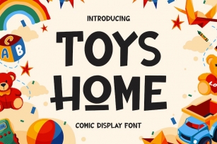 Toys Home - Comic Display Font Font Download