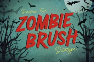 Zombie Brush Font Download