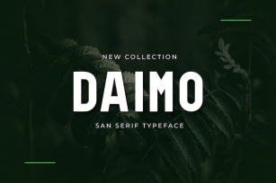 Daimo Modern San Serif Font Font Download