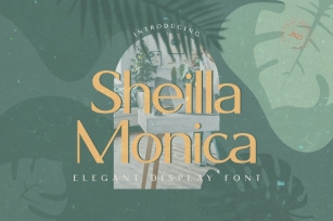 Sheilla Monica - Elegant Display Typeface Font Download