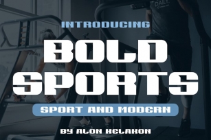 Bold Sports Font Download
