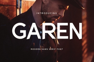 Garen - Modern San Serif Font Font Download